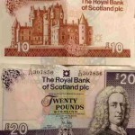 Шотландские фунты Королевского Банка Шотландии (Royal Bank of Scotland - RBS)