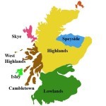 егионы производства виски в Шотландии - whisky regions in Scotland